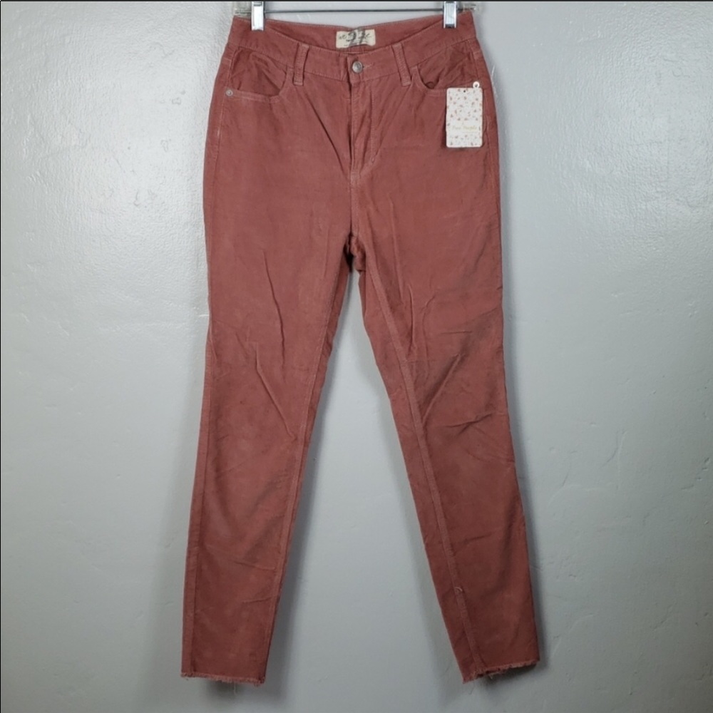 Free People Pink Corduroy Pants